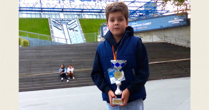 Cl&eacute;ment aux Internationaux de France de gymnastique