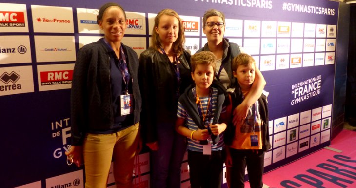 Cl&eacute;ment aux Internationaux de France de gymnastique