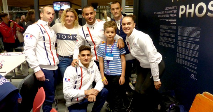 Cl&eacute;ment aux Internationaux de France de gymnastique