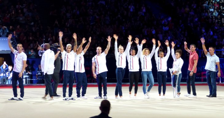 Cl&eacute;ment aux Internationaux de France de gymnastique