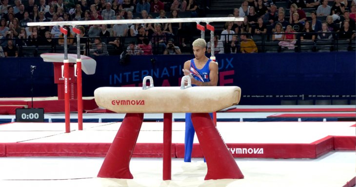 Cl&eacute;ment aux Internationaux de France de gymnastique