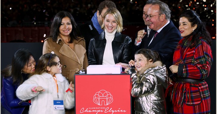 Nos princesses illuminent les Champs-Elys&eacute;es