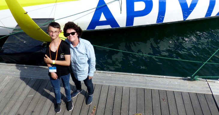 Visiter l&#039;Imoca APIVIA