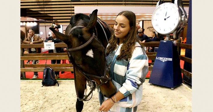 Emma rencontre la championne de dressage