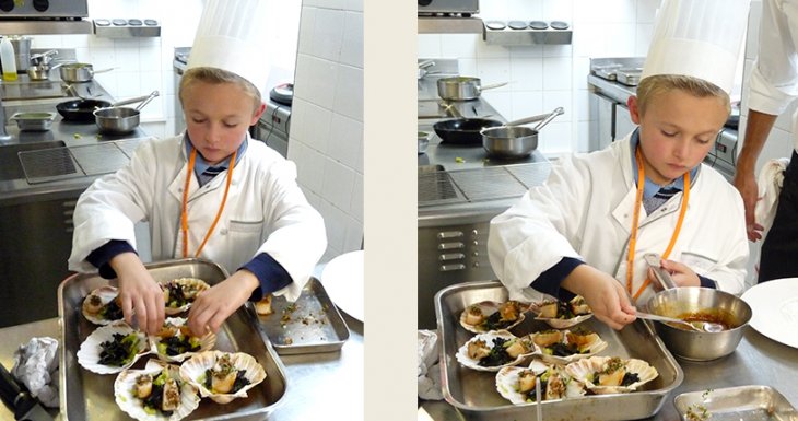 Arthur, apprenti chef cuisinier