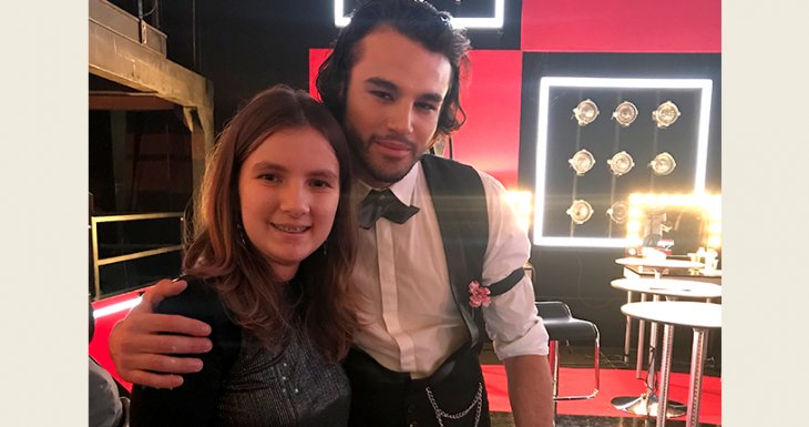 Sur le plateau de Danse avec les stars