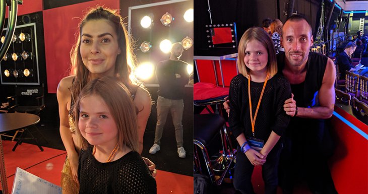 Sur le plateau de Danse avec les stars