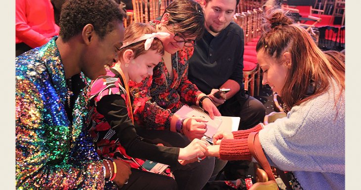 Sur le plateau de Danse avec les stars