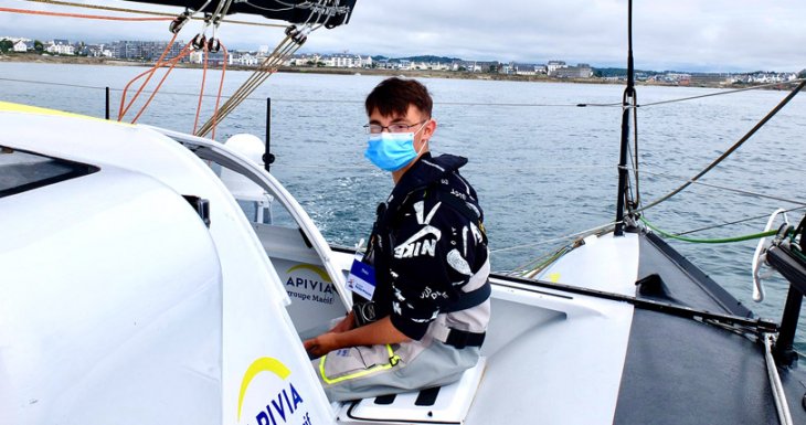 Sortie en mer avec Charlie Dalin