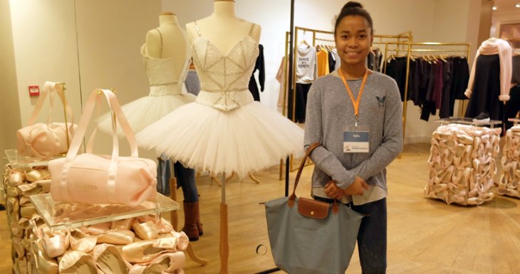 Premier ballet pour une jeune ballerine