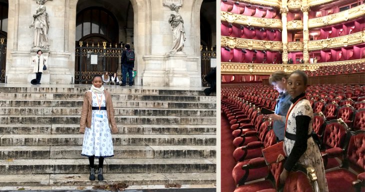 Candice &agrave; l&#039;Op&eacute;ra Garnier