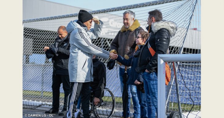 Entra&icirc;nement de l&#039;Olympique Lyonnais