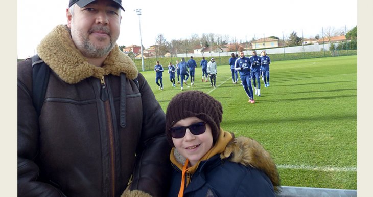 Entra&icirc;nement de l&#039;Olympique Lyonnais