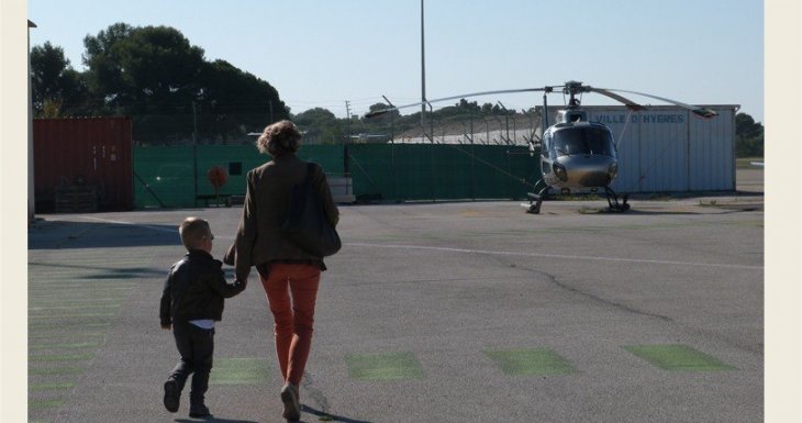 Arthur, 4 ans, a vol&eacute; en h&eacute;licopt&egrave;re