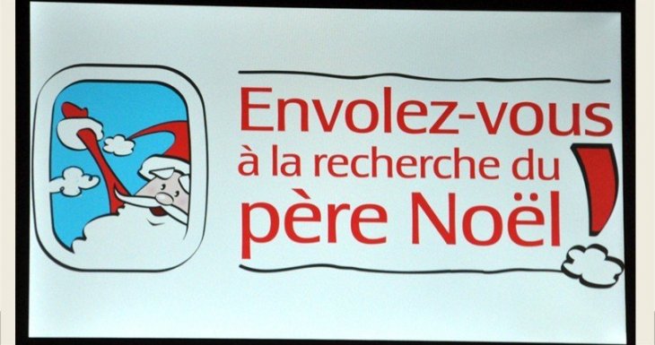 50 enfants et leur famille s&rsquo;envolent &agrave; la recherche du p&egrave;re No&euml;l !