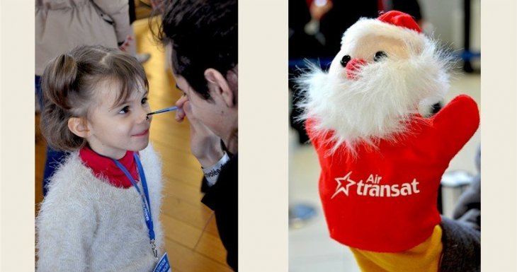 50 enfants et leur famille s&rsquo;envolent &agrave; la recherche du p&egrave;re No&euml;l !