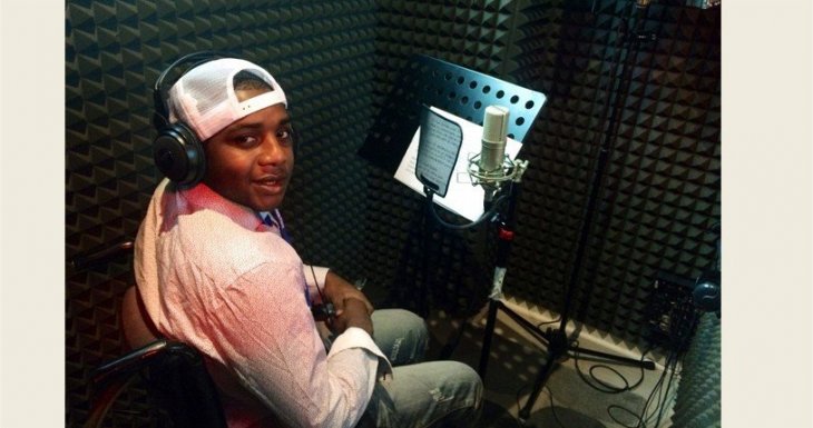 Dans un studio d&#039;enregristrement