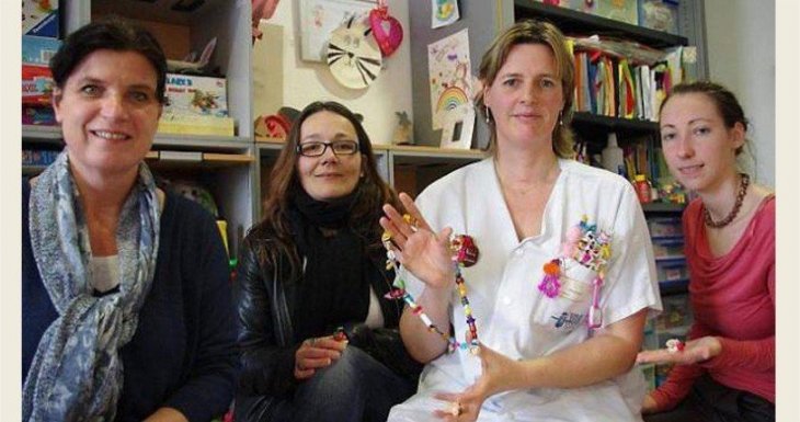 Depuis f&eacute;vrier 2014 : Les Perles du courage au CHU de Brest
